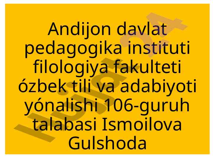 Ilk bolalik davri psixologiyasi
