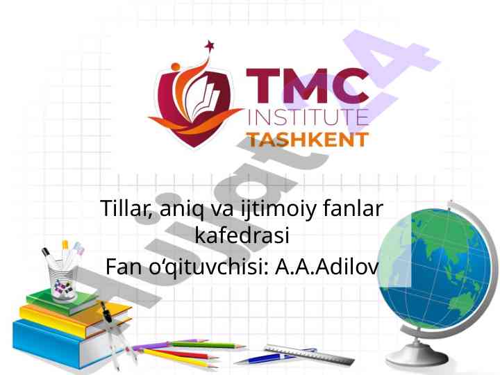 Tub va murakkab sonlar o‘rganish rejasi