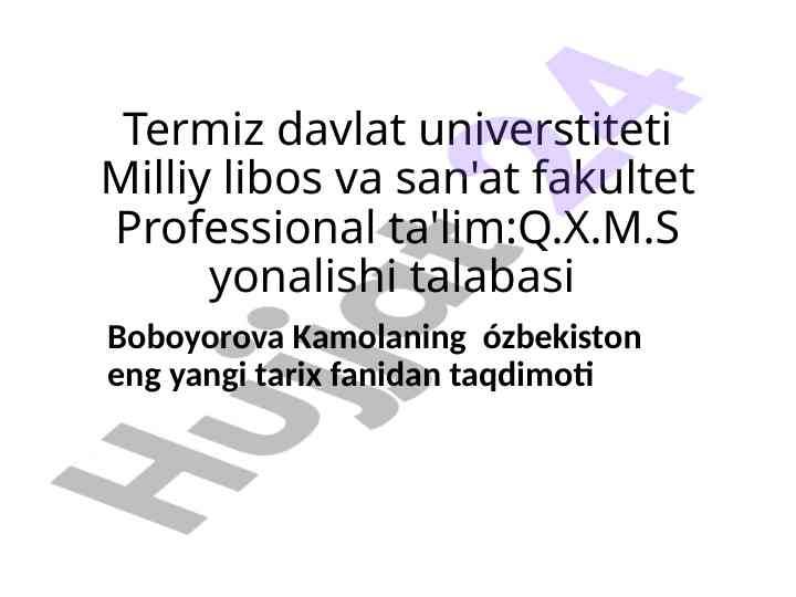 Milliy urf-odatlar va qadriyatlar qayta tiklanishi