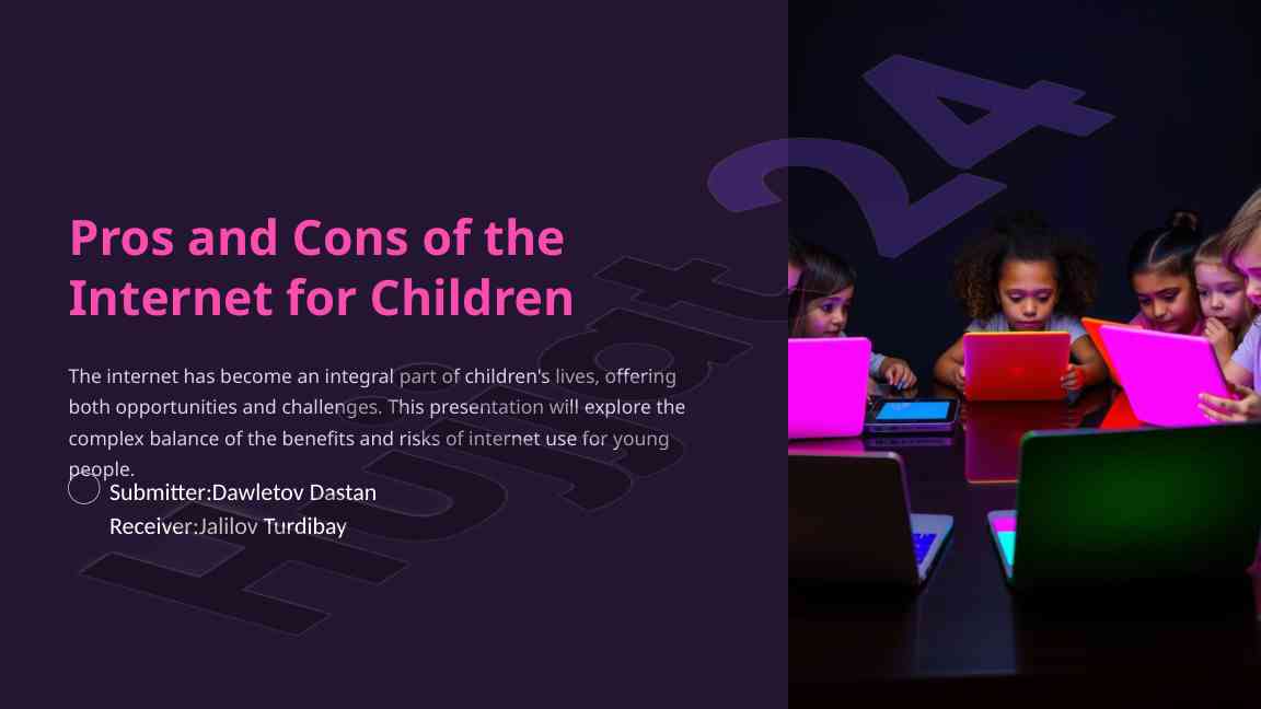 Pros and cons of the internet for children