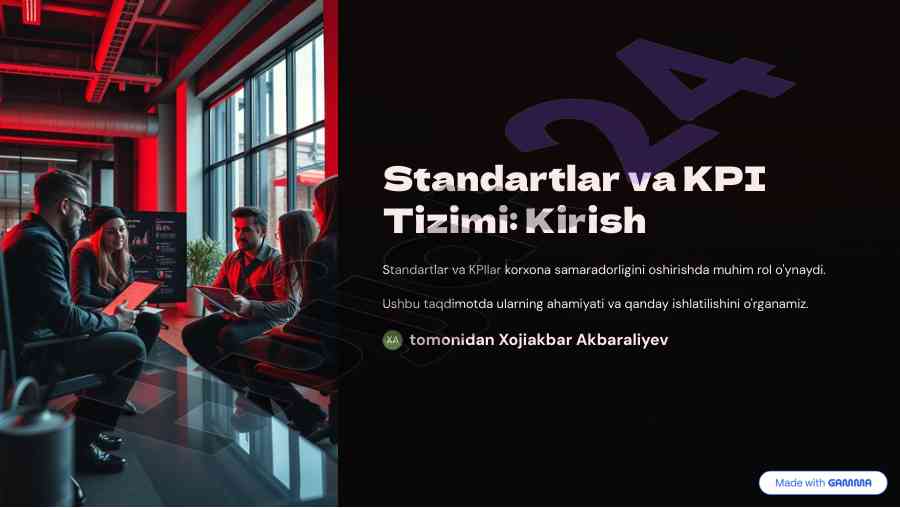 Standartlar va kpi tizimi: ahamiyati va afzalliklari