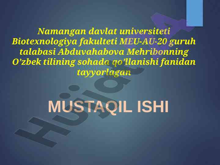 Xizmat yozishmalari tushunchasi va ish yuritish