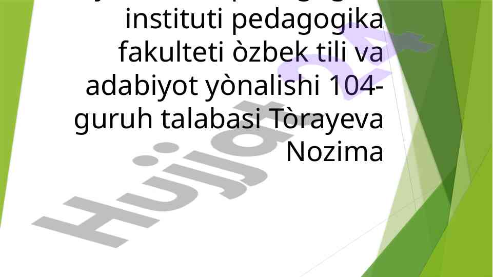 Yetuklik va keksalik davrining psixologik xususiyatlari
