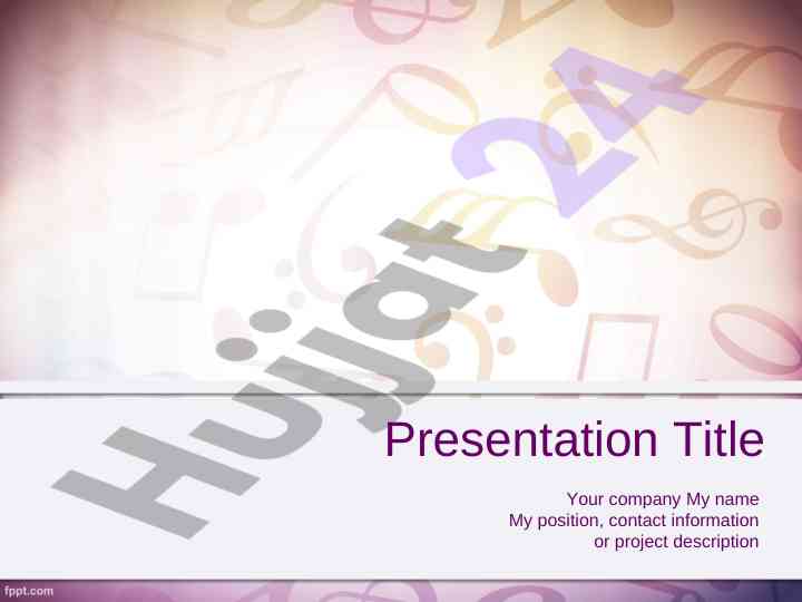 Company overview and project description presentation
