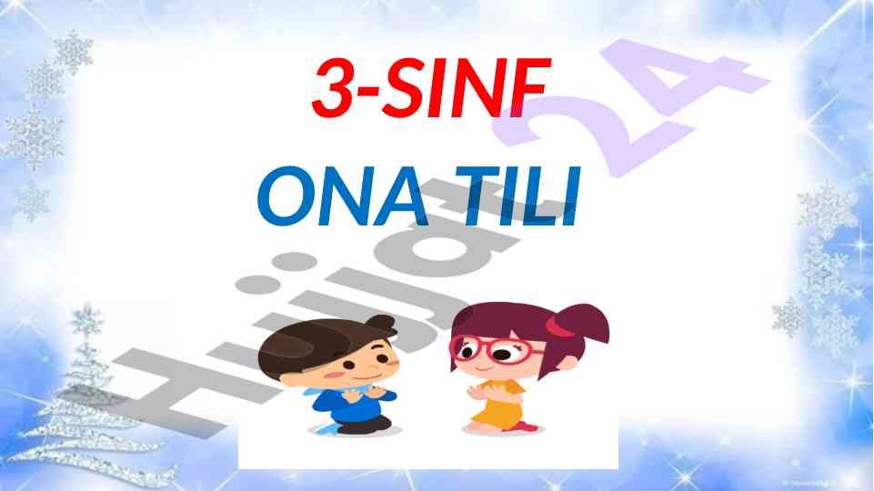 So’z tarkibi asos va qo’shimchalar bosh bo’laklar