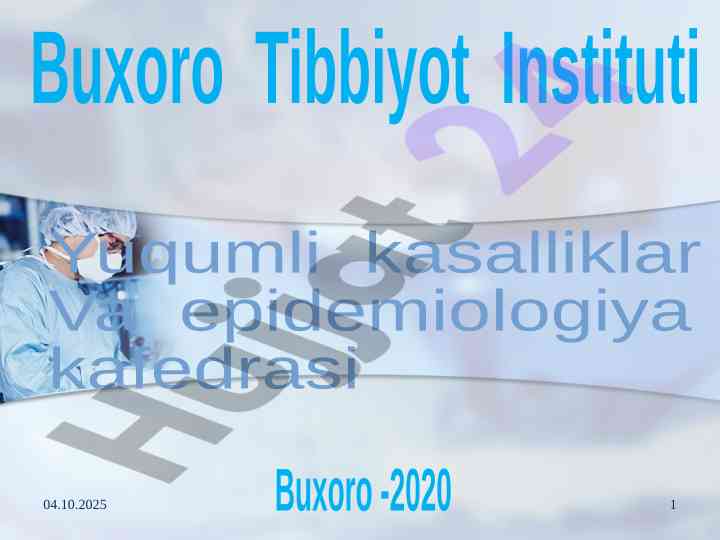 Meningokokk infektsiyasi: klinika va etiologiya