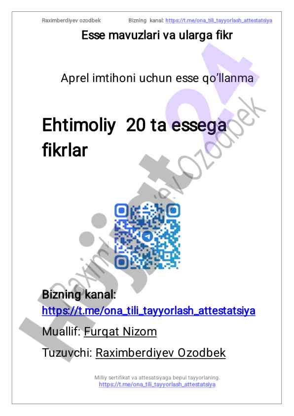 Muhojirlik va o‘zbekiston respublikasida ehtiyojlar