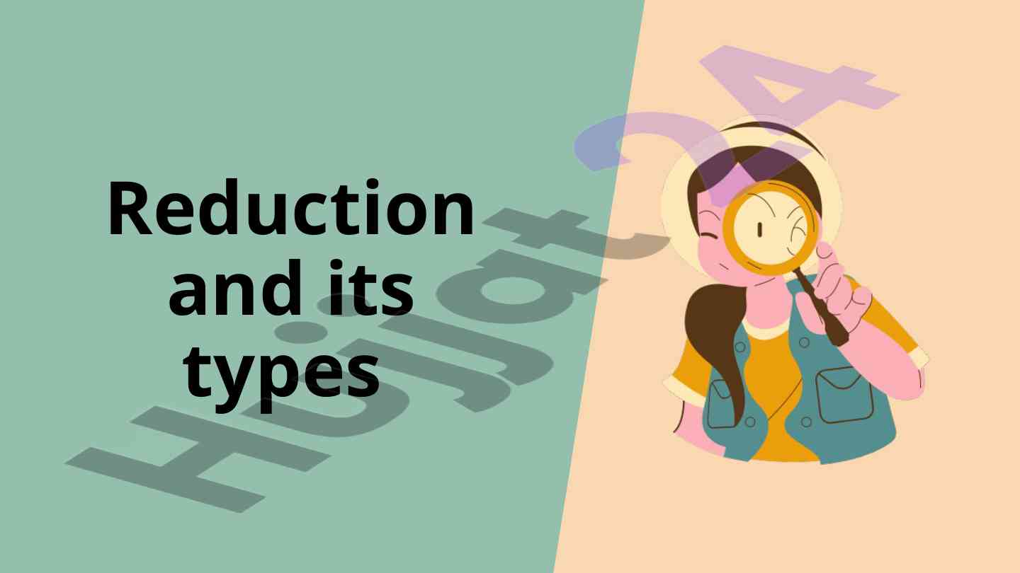 Reduction techniques in english grammar