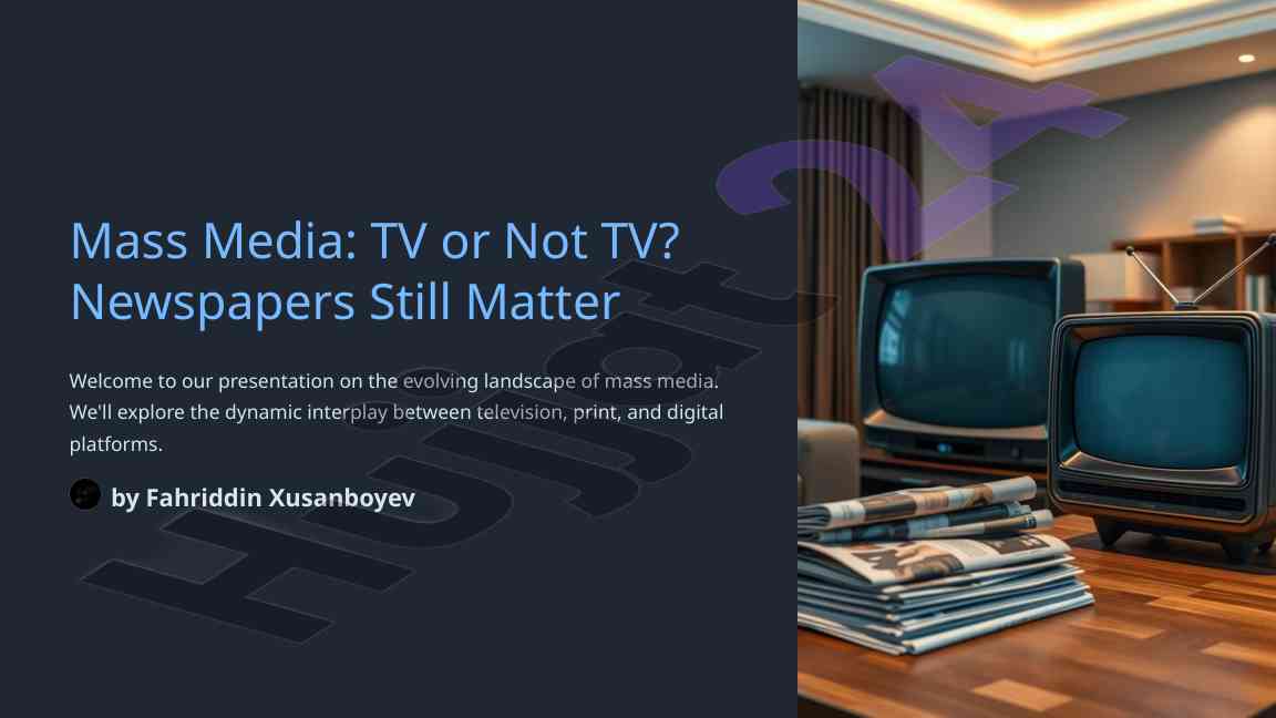 Mass media evolution: impact of tv and digital platforms