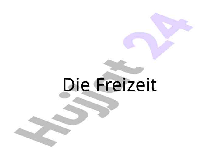 Freizeit aktivitäten und hobbys für schüler