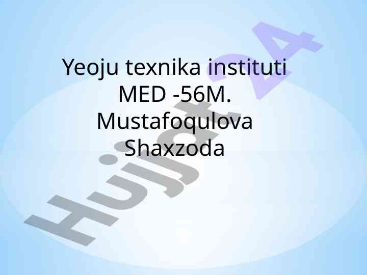 Tasmasimon chuvalchanglar tahlili va tuzilishi