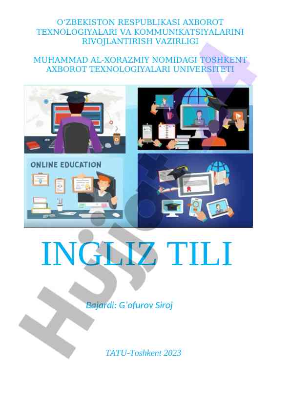 Ingliz tili terminologiyasi bo‘yicha ta’lim materiallari