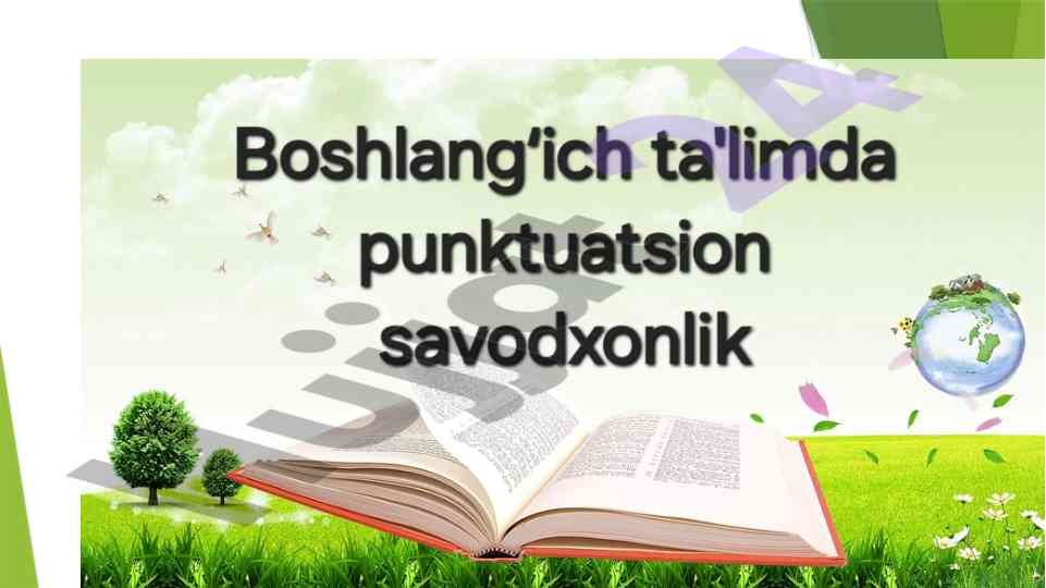 Xix asrda o‘zbek yozuvida tinish belgilarining tarixi