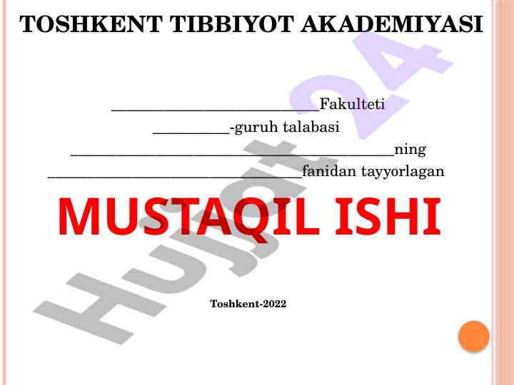 Postembrional rivojlanish tahlili
