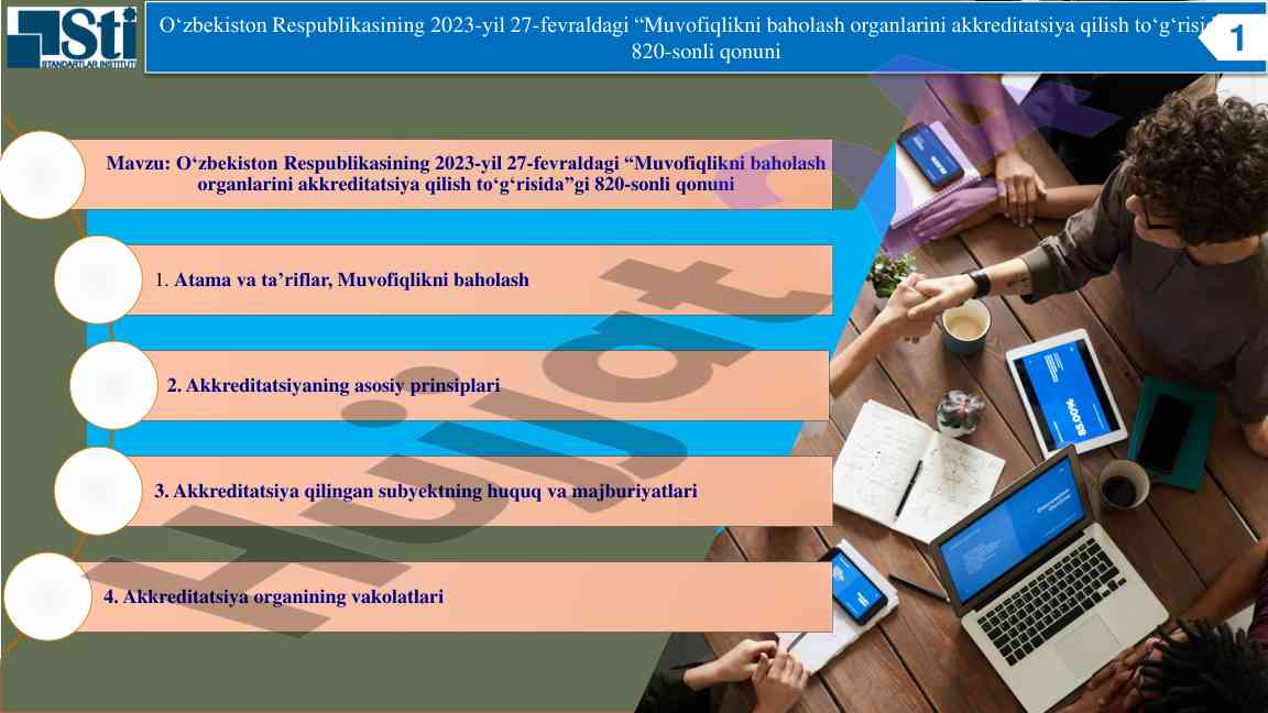 Akkreditatsiya tizimi va uning asosiy prinsiplarini tahlil