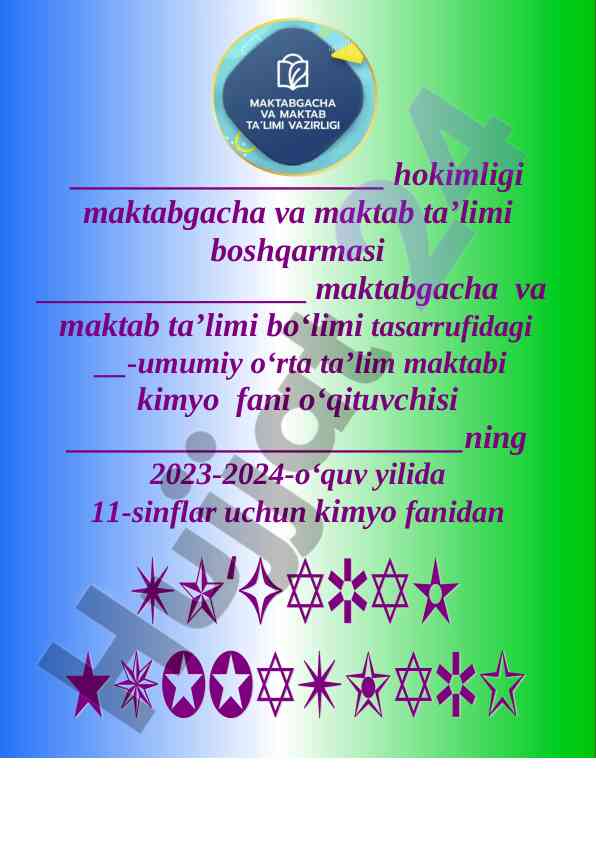 Kimyo fani to‘garak faoliyati haqida ma’lumot