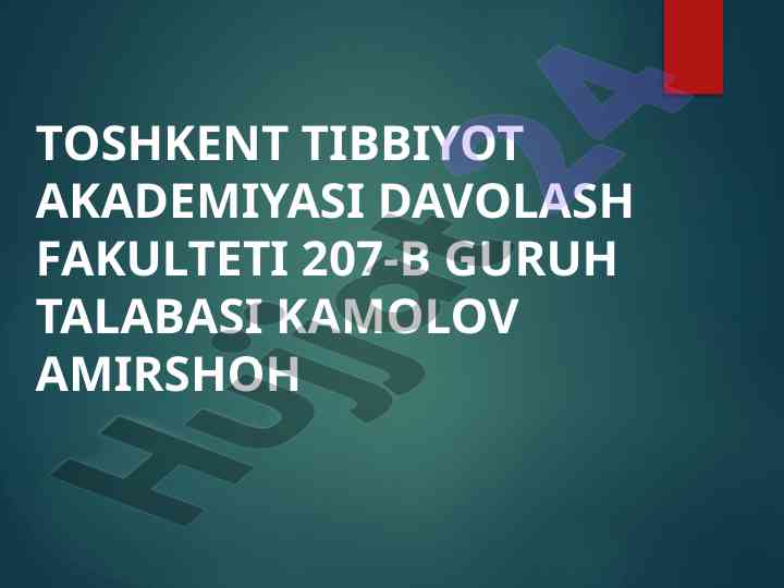 Radiatsion holatni baholash bo'yicha tadqiqot