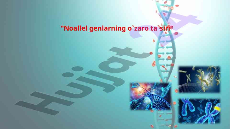 Oshqovoqlar va tovuq genlarining ta'siri