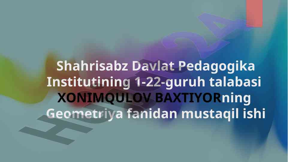Vektorlar algebrasining fizika bilan aloqadorligi