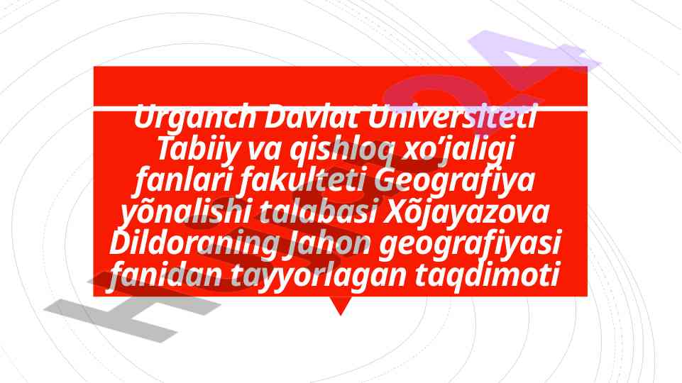 Janubiy amerika iqlimi taqdimoti