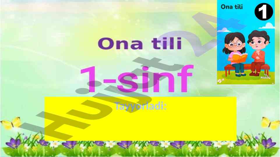 Ona tili darslari: undoshlar va ularning o'rganilishi