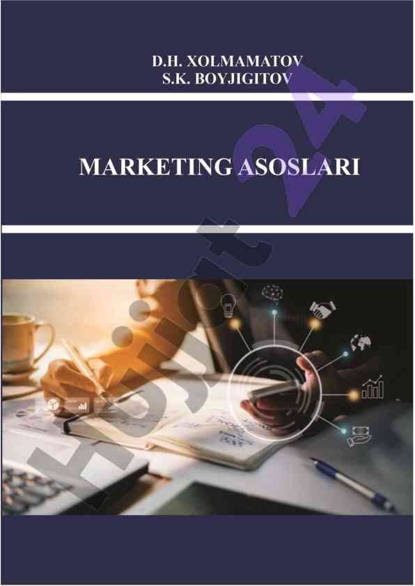 Marketing asoslari darsliki 2022 yil