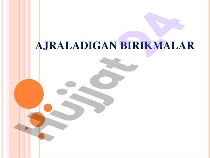 Shponkali va shlitsali birikmalarni hisoblash