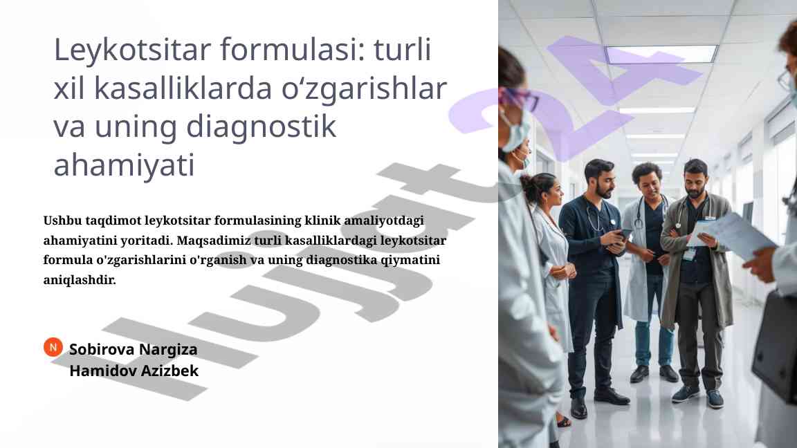 Leykotsitar formulasi va diagnostik ahamiyati