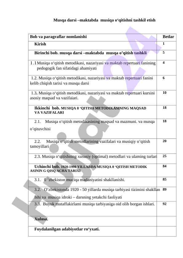 Musiqa o‘qitish metodikasi va maktab repertuari