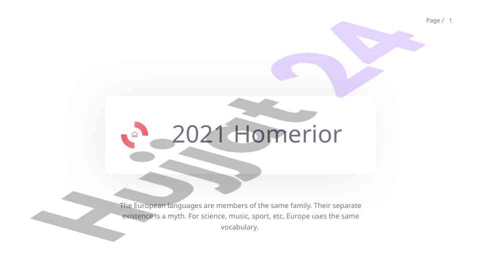 The influence of european languages on interior design