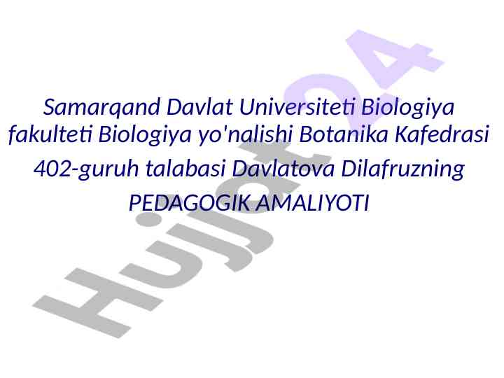 Pedagogik amaliyot jarayonidan fotolavhalar