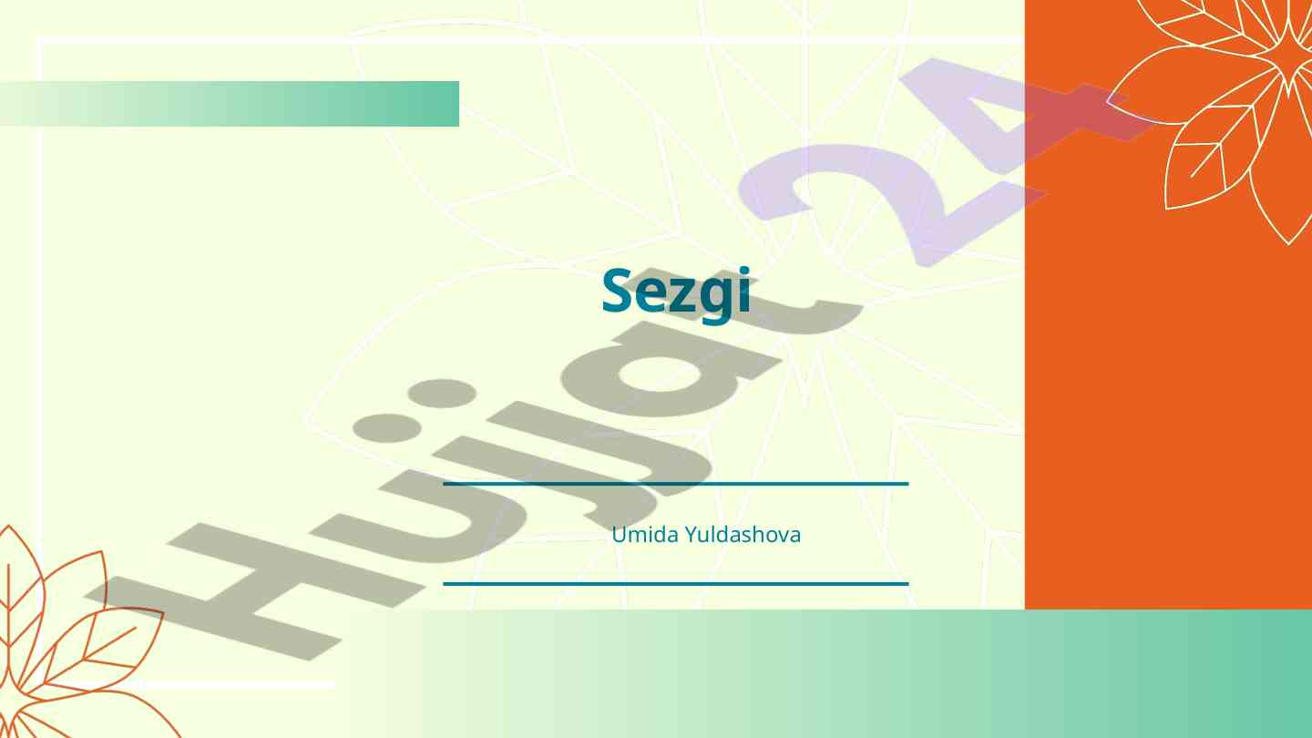 Sezgi jarayoni va uning psixologiyadagi ahmiyati