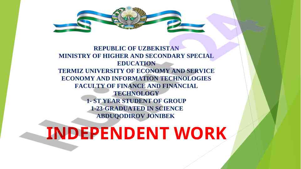 Work organisation strategies and responsibilities