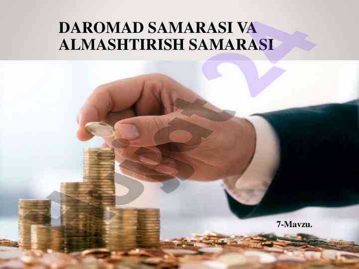 Daromad va almashtirish samarasi tahlili