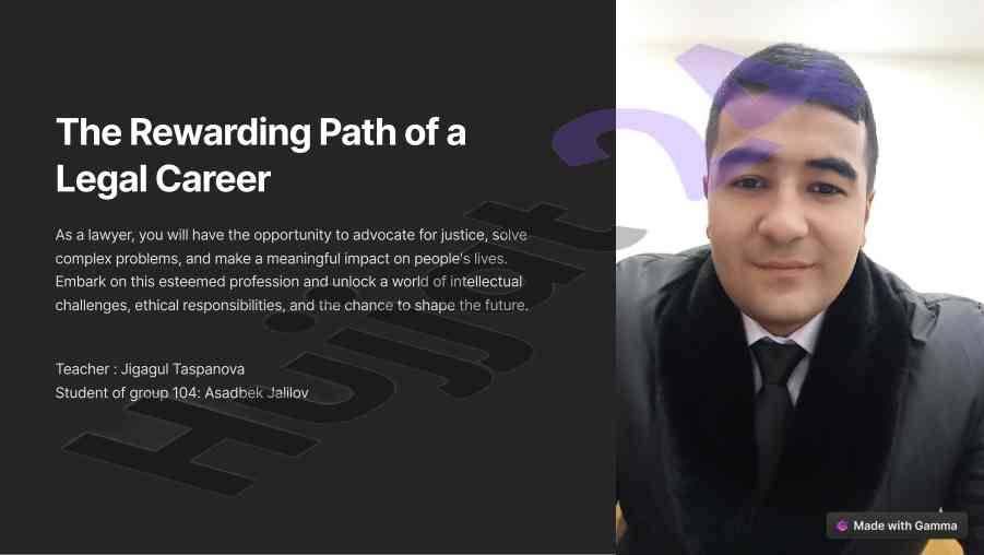 The rewarding path of a legal career overview
