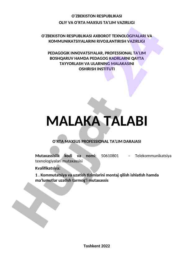 Pedagogik innovatsiyalar va professional ta'lim