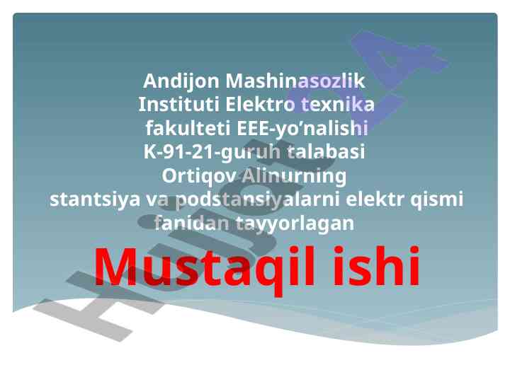 Generatorlarning sovitish tizimlari haqida tahlil