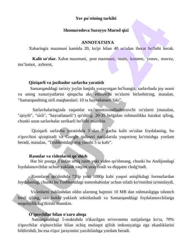 Qiziqarli sarlavha yaratish usullari