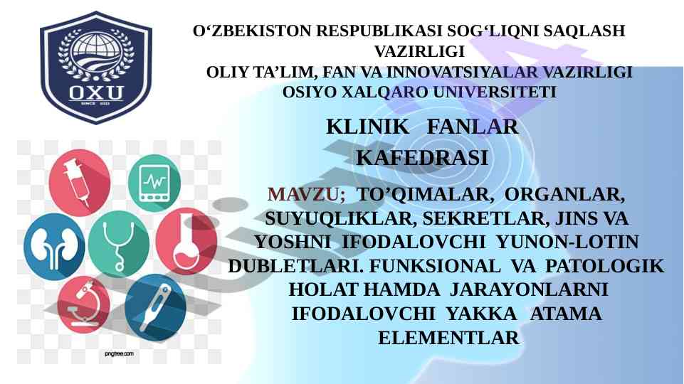 Yunon-lotin dubletlari va kli̇nik terminologiya