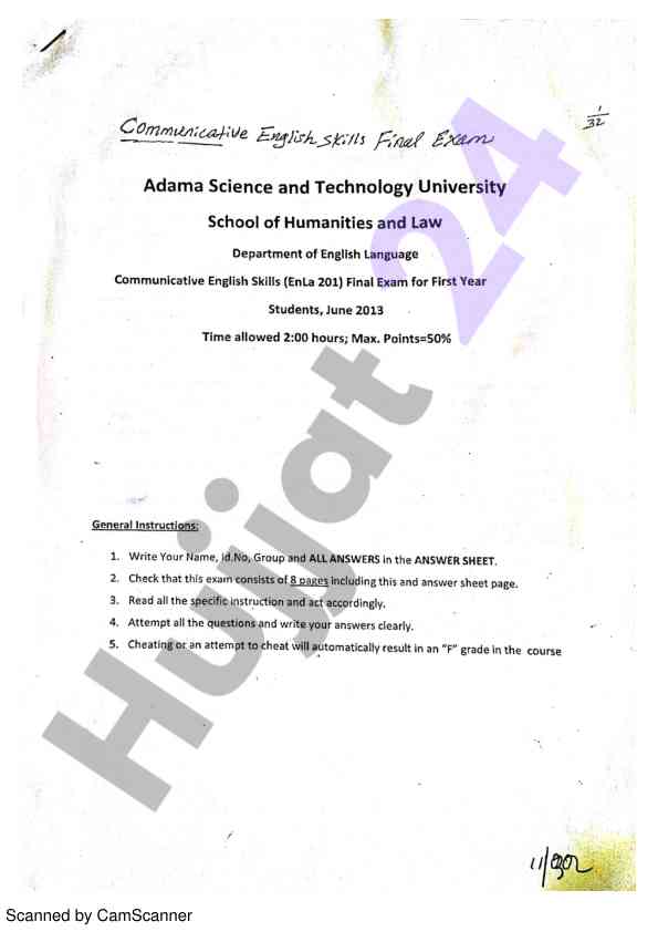 Scanned document analysis using camscanner