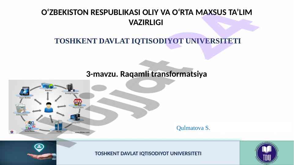 Raqamli transformatsiya va iqtisodiyot rivoji