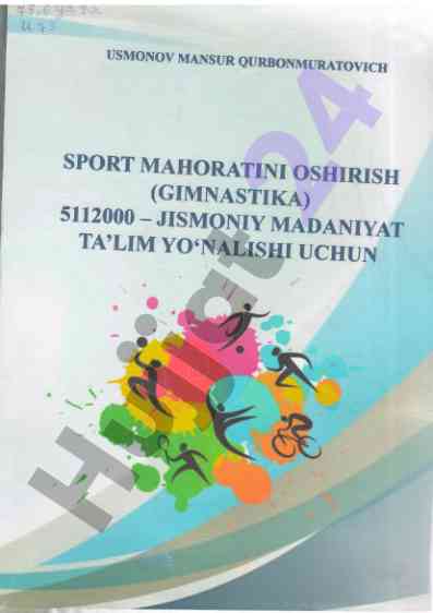 Sport mahoratini oshirishi gimnastika o‘quv qo‘llanma