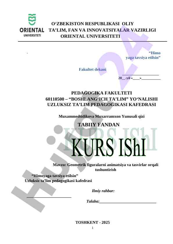 Geometrik figuralarni tushuntirish usullari