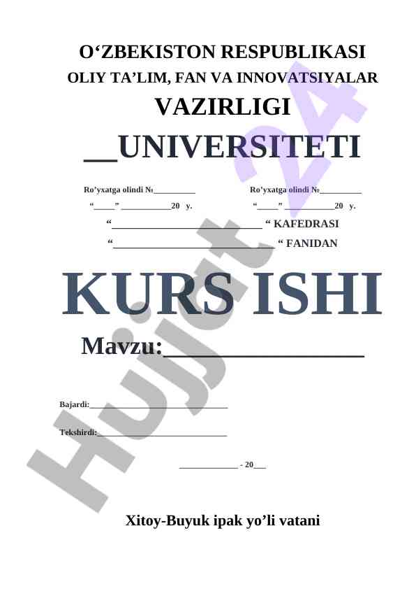 Xitoy-Buyuk Ipak Yo‘li Vatanidagi Tarixiy Manbalar