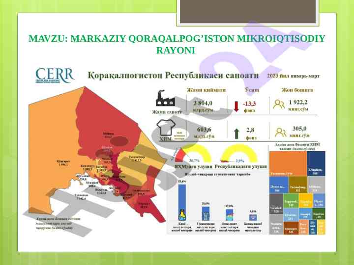 Markaziy qoraqalpog’iston mikroiqtisodiy rayoni