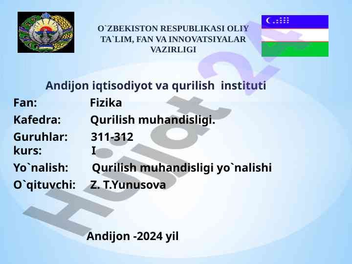 Amper qonuni va lorens kuchining asoslari