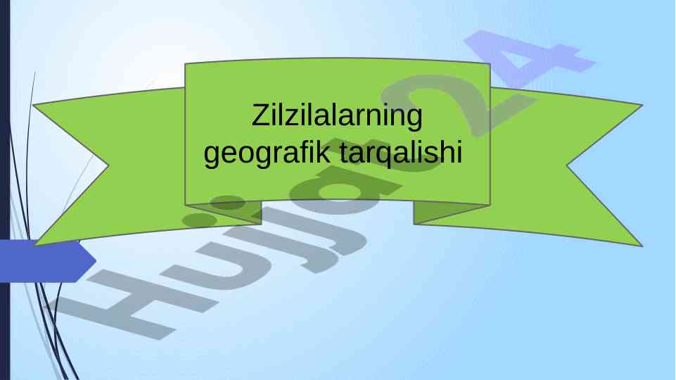 Zilzilalarning geografik tarqalishi va sabablari