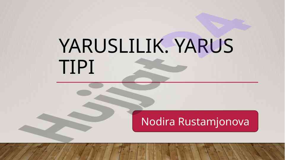 Yaruslilik va stratigrafik zonalar hajmi
