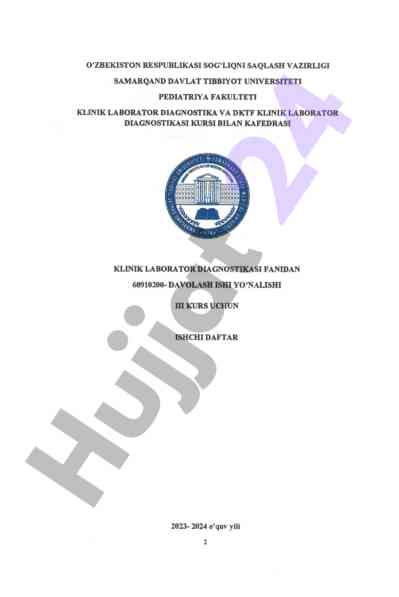 Amaliy mashg'ulotlar tematik rejasi bilan tanishing