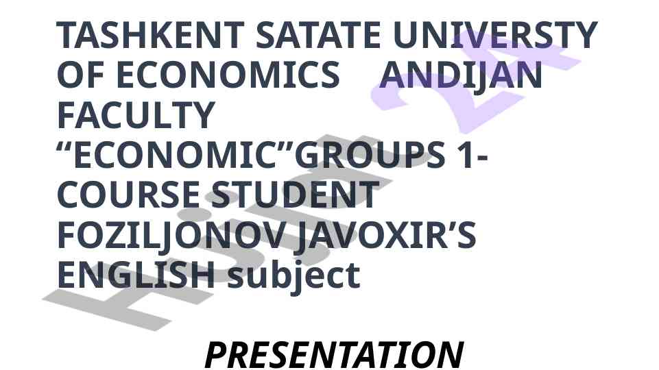 My dream house presentation for english subject